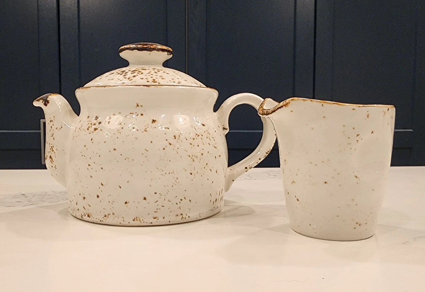 Steelite Craft Ceramic Teapot & Creamer Set - photo 3