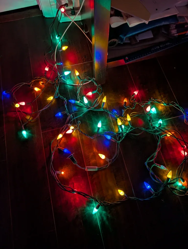 Vintage Christmas String Lights