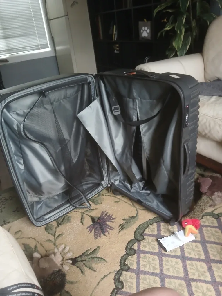 Grey Hardside Suitcase image indicator(3)