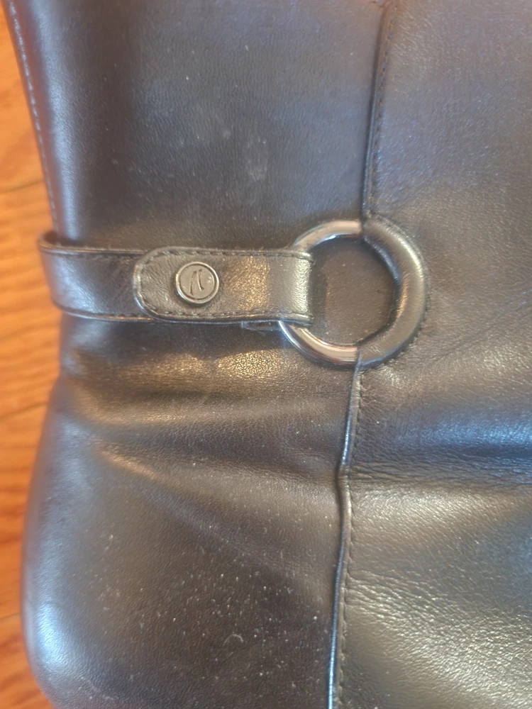 Aqua College Black Leather Ankle Boots - photo 5