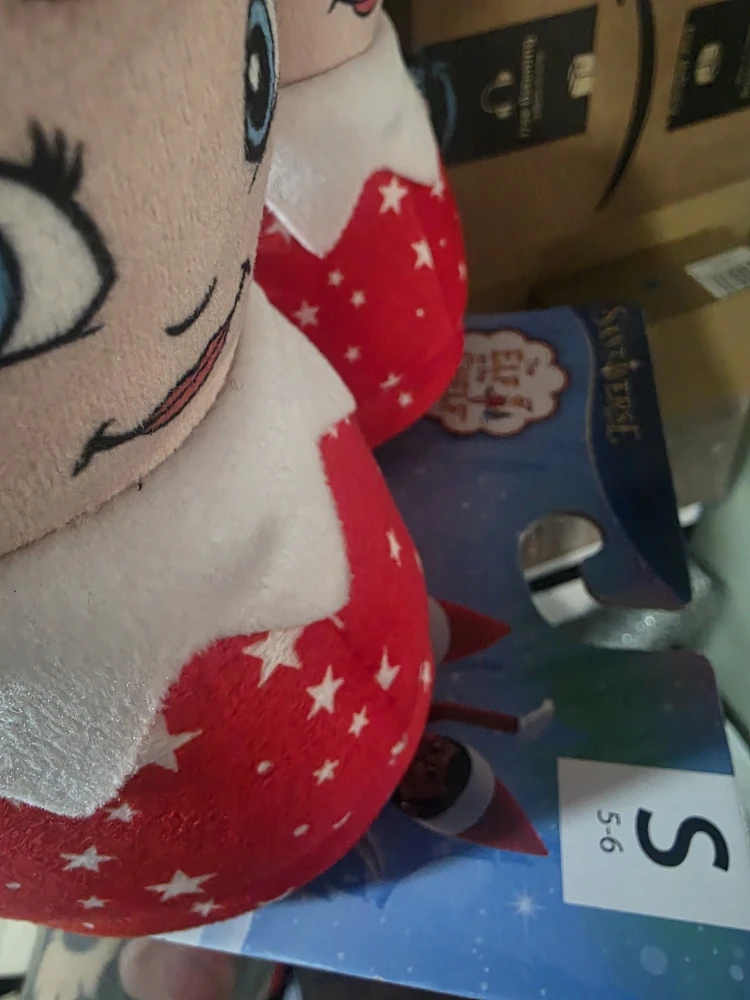 Elf on the Shelf Slippers - Size 5-6 - photo 2
