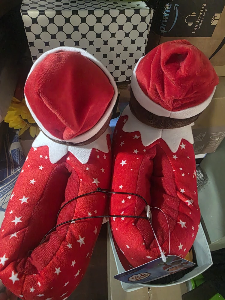 Elf on the Shelf Slippers - Size 5-6 - photo 3