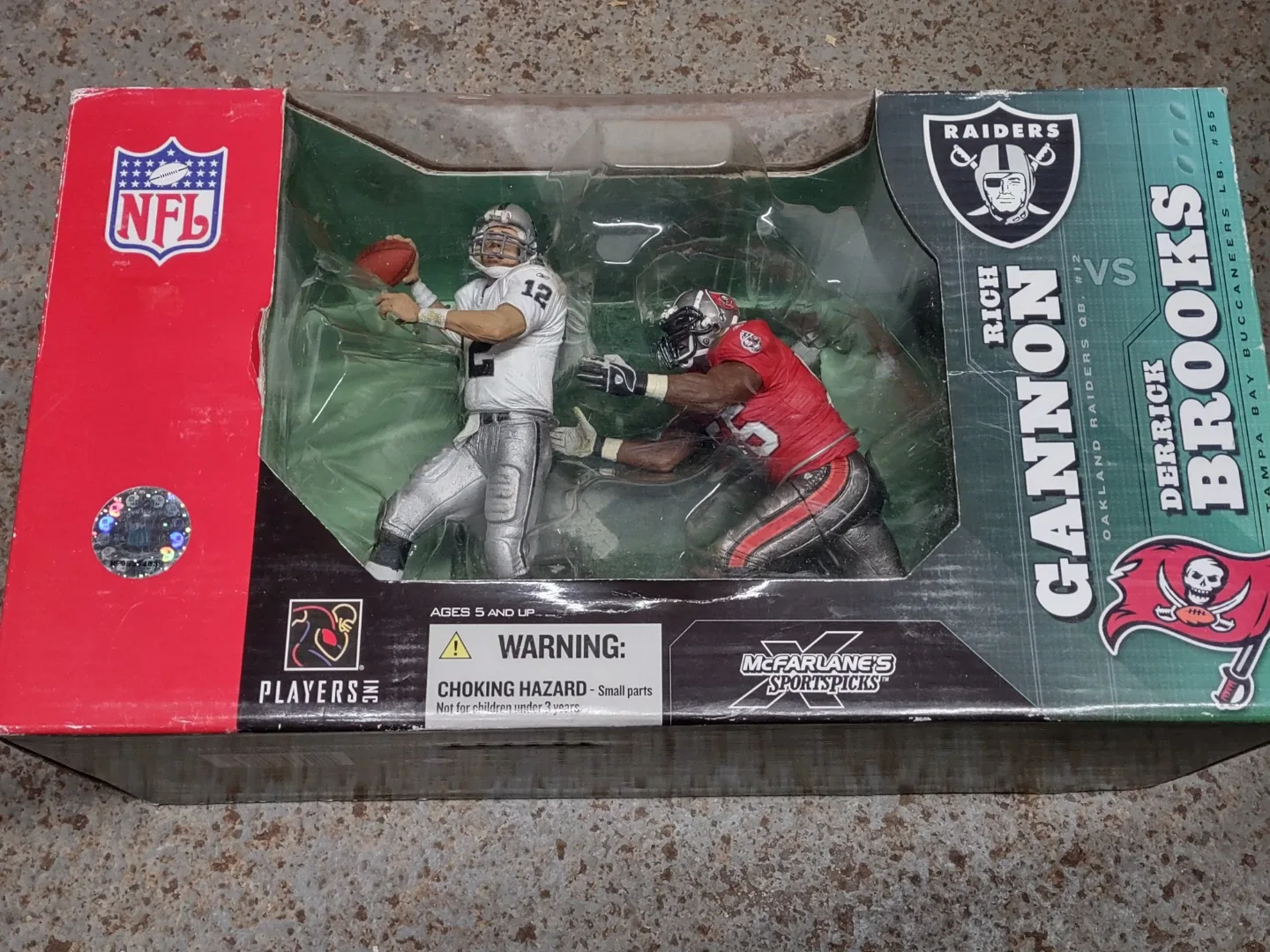 McFarlane NFL Rich Gannon vs Derrick Brooks Figure image indicator(2)