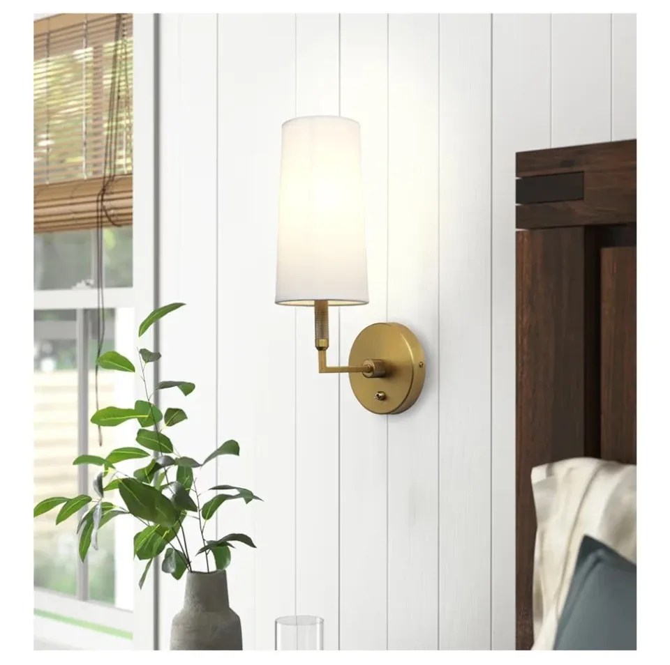 Phansthy Brass Wall Sconce Lighting (Set of 2) image indicator(3)