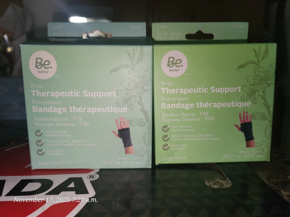 Be. Better Wrist Therapeutic Support - Large