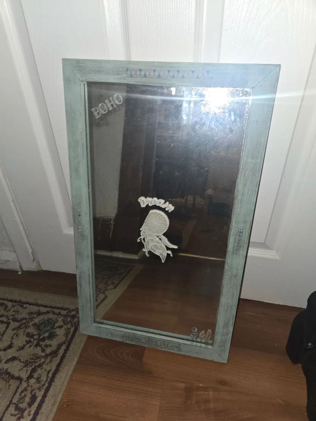 Boho Style Mirror with Dreamcatcher Design image indicator(5)