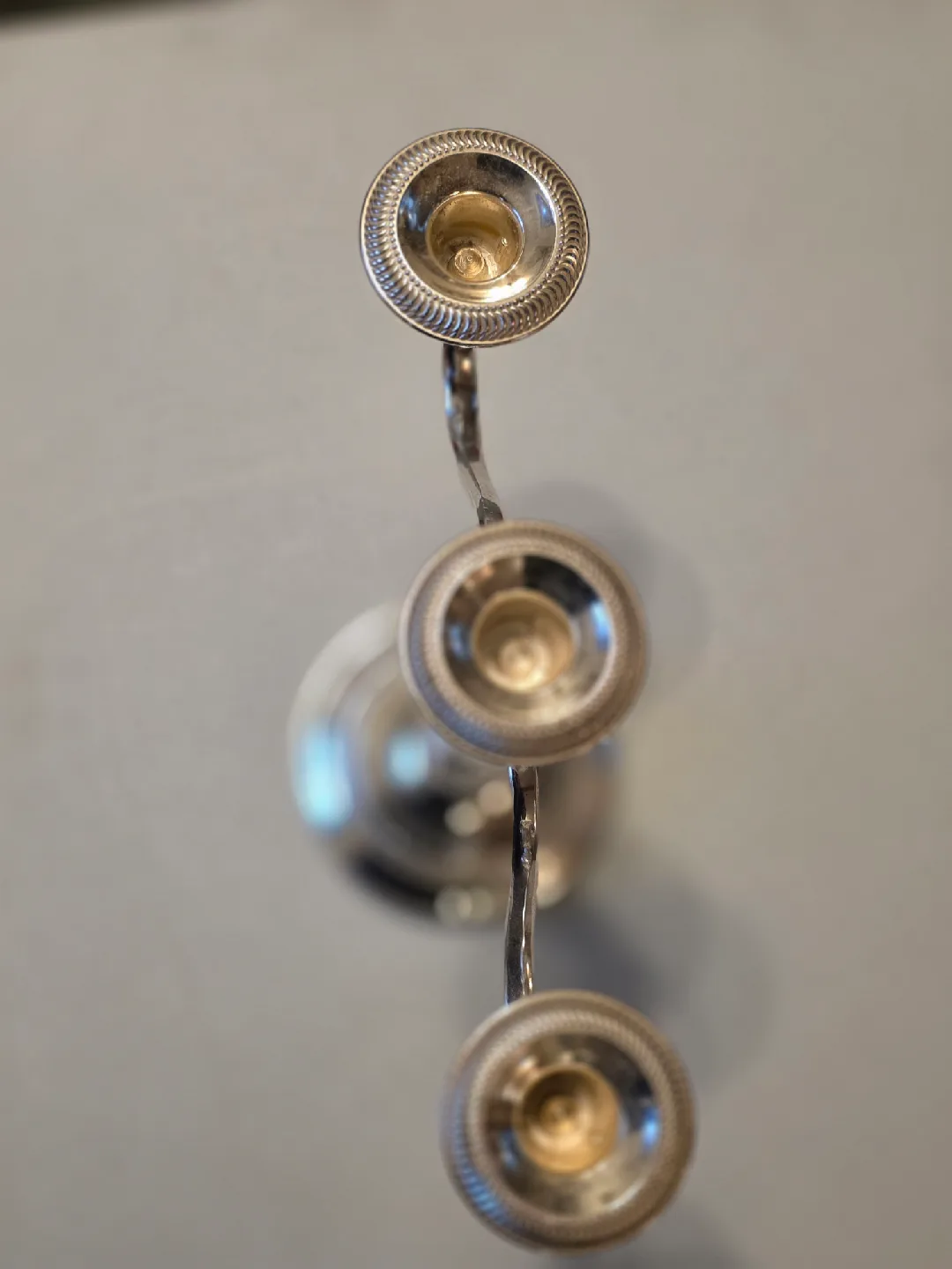 Silver Candelabra - Holds 3 Candles image indicator(2)