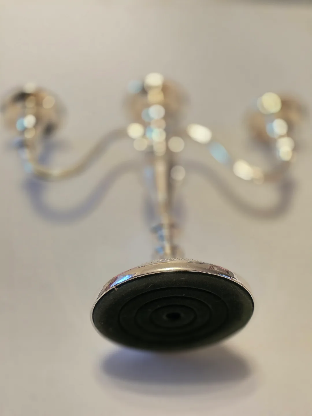 Silver Candelabra - Holds 3 Candles image indicator(4)