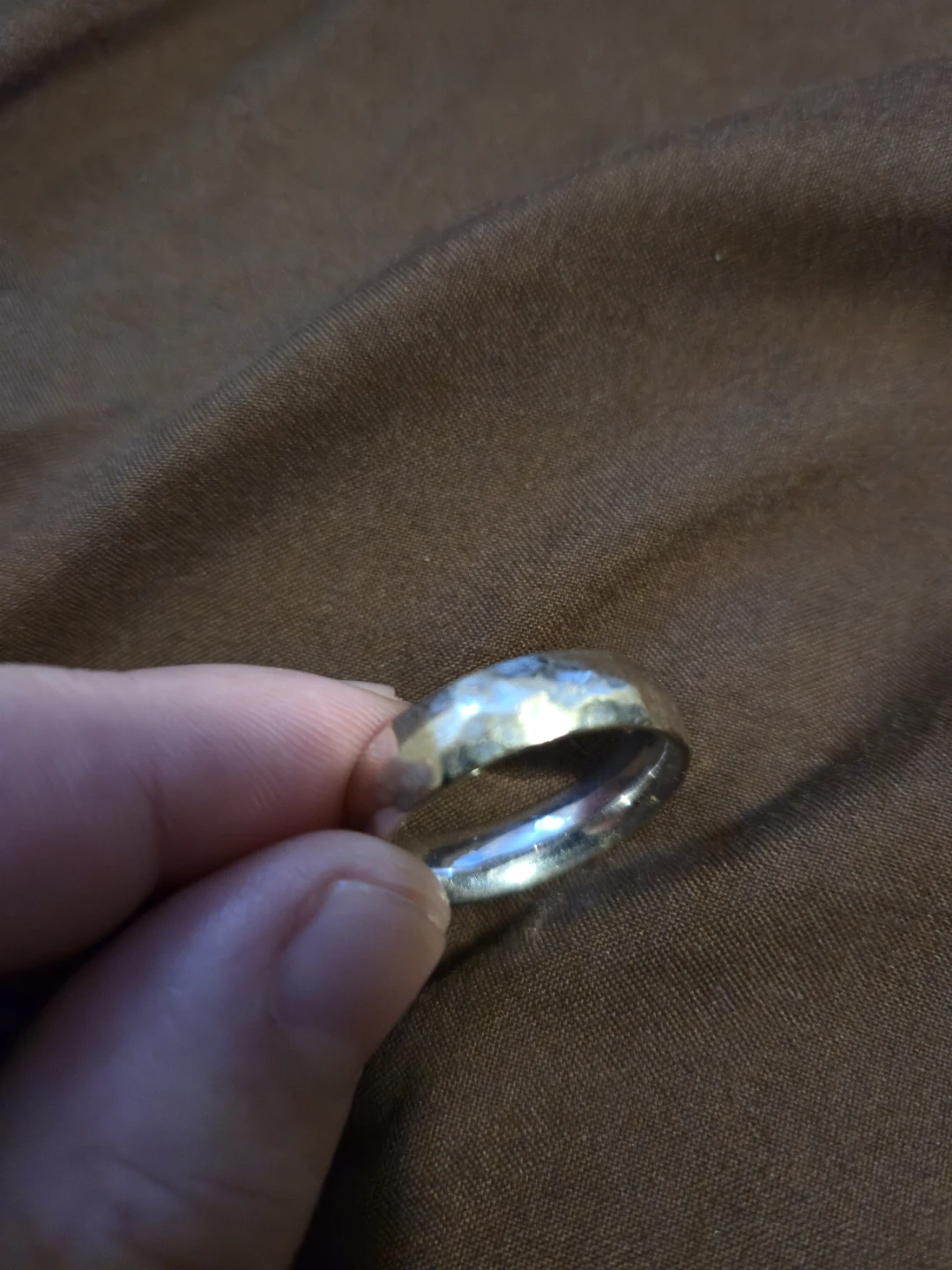 18k white gold men's ring - photo 2
