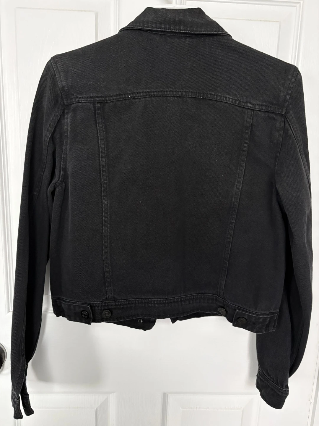 Wilfred Free Black Denim Jacket - Size M - photo 2