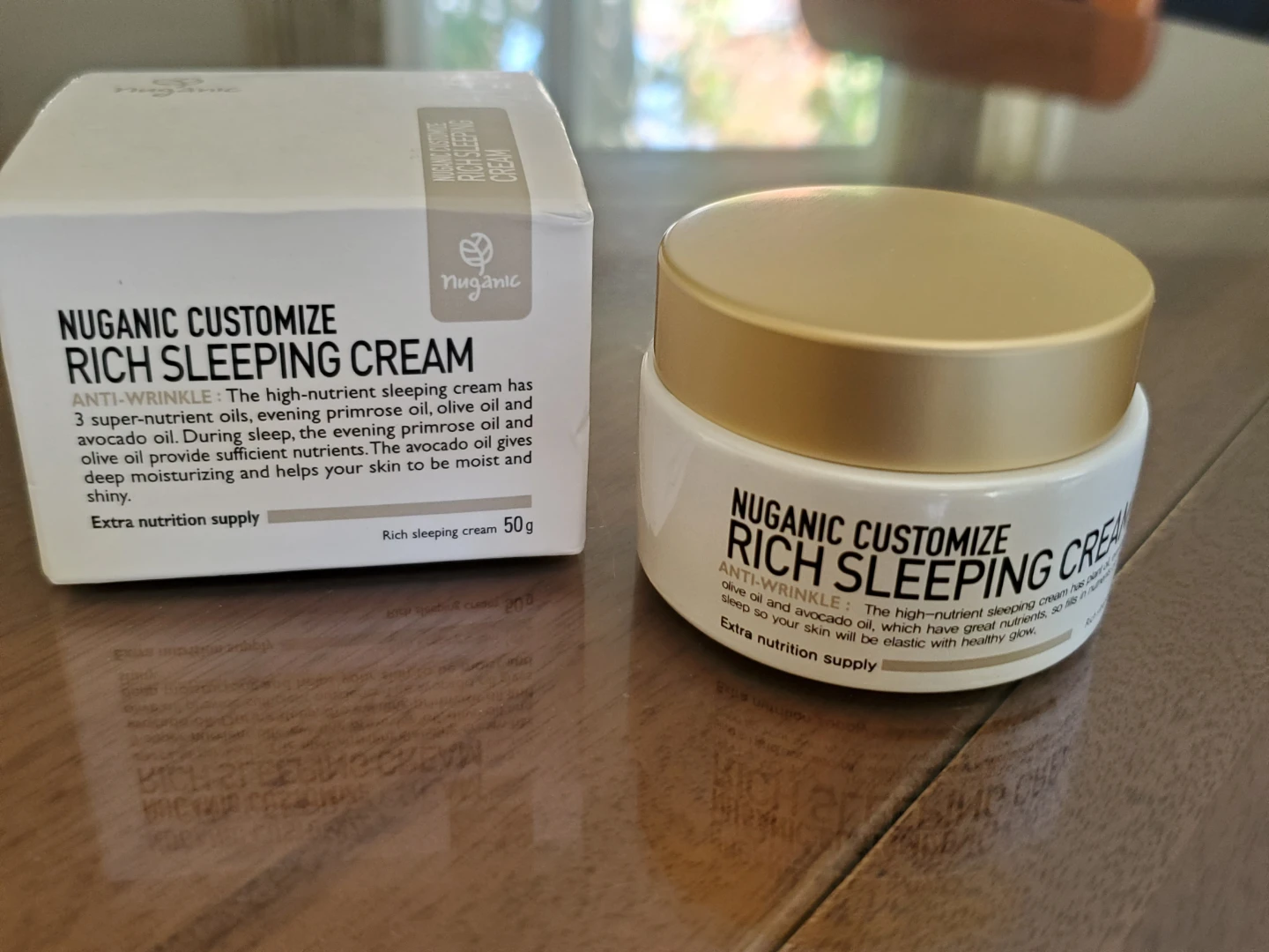 Nuganic Customize Rich Sleeping Cream (50g)