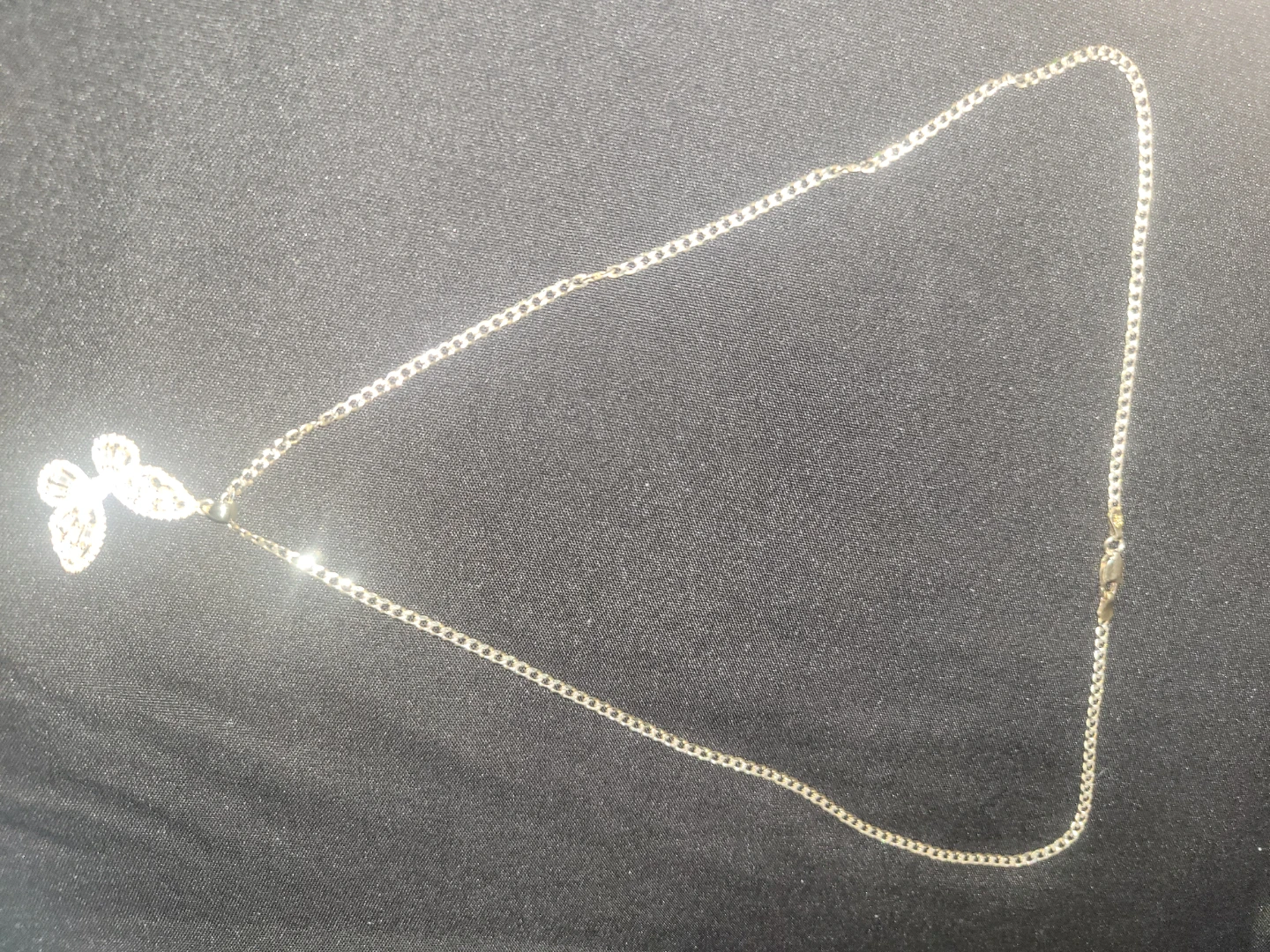 Steele Silver Butterfly Necklace - photo 2