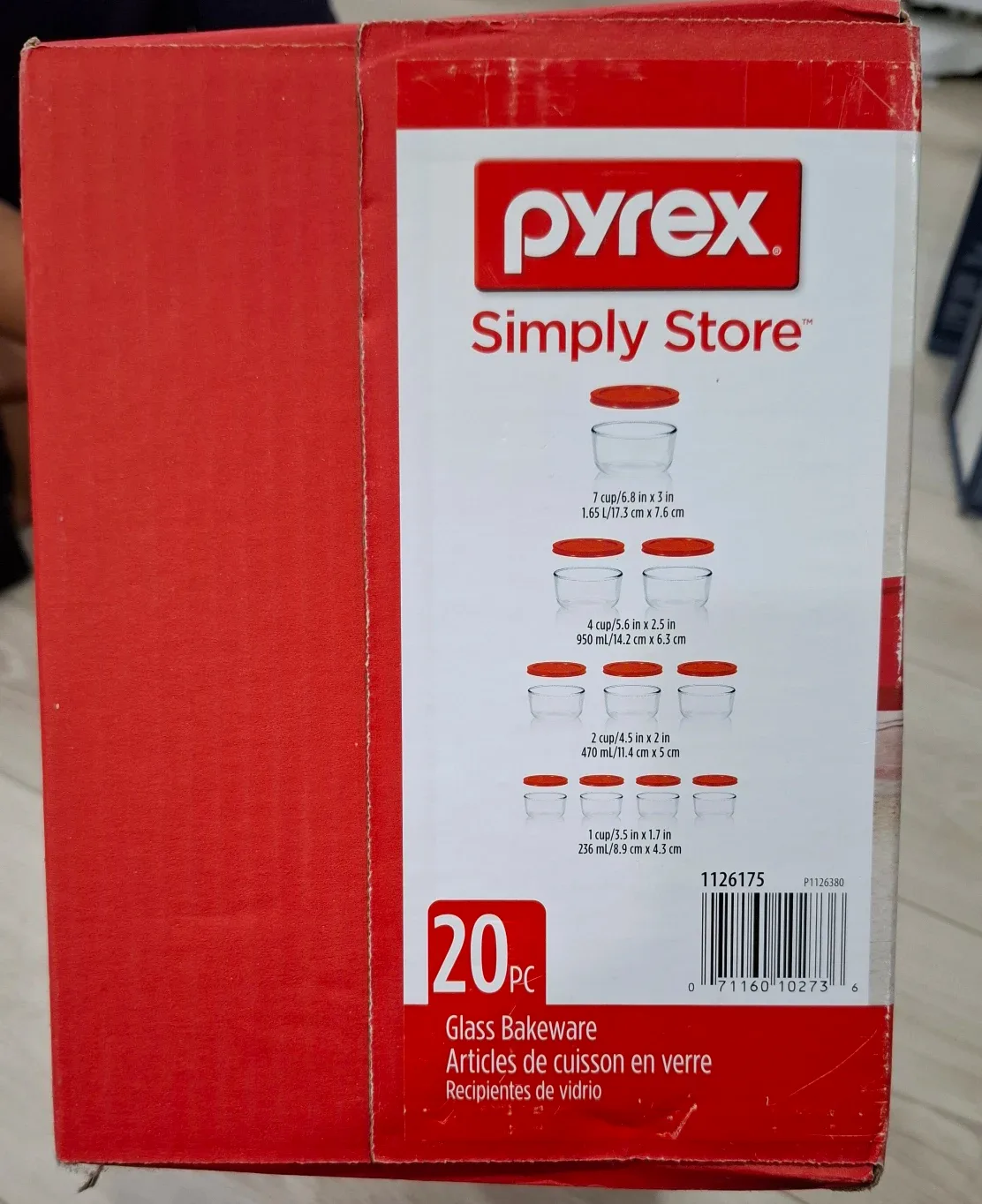 Pyrex Simply Store 20-Piece Glass Bakeware Set - New image indicator(3)