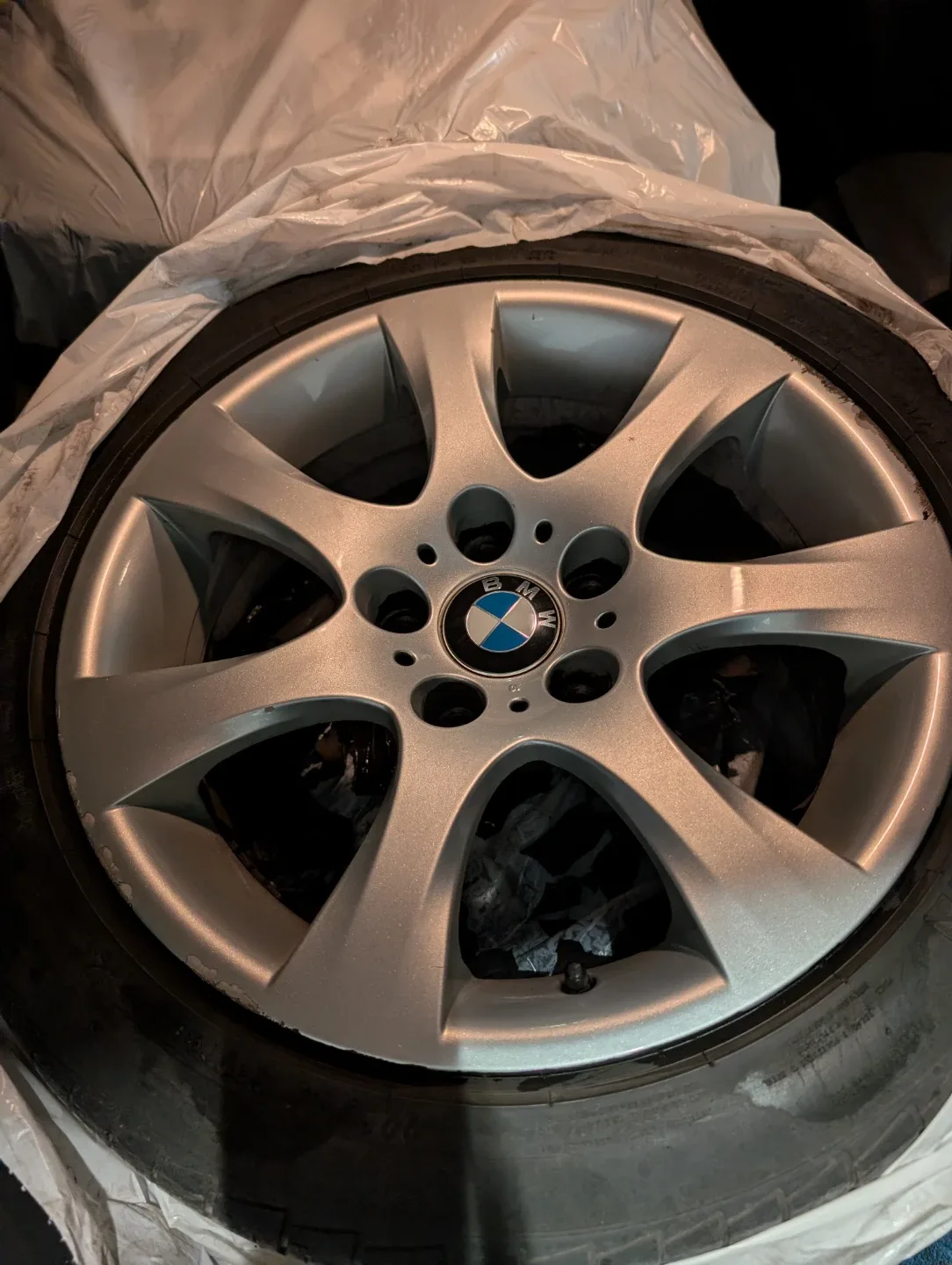 Genuine OEM BMW Style 158 Wheels (17x8 ET34) - E90 328xi image indicator(6)