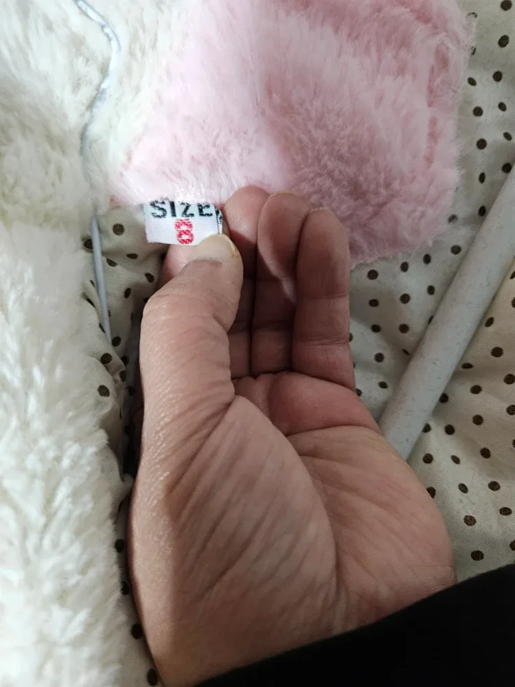 Pink Angel Wing Winter Coat - Size 8 image indicator(3)