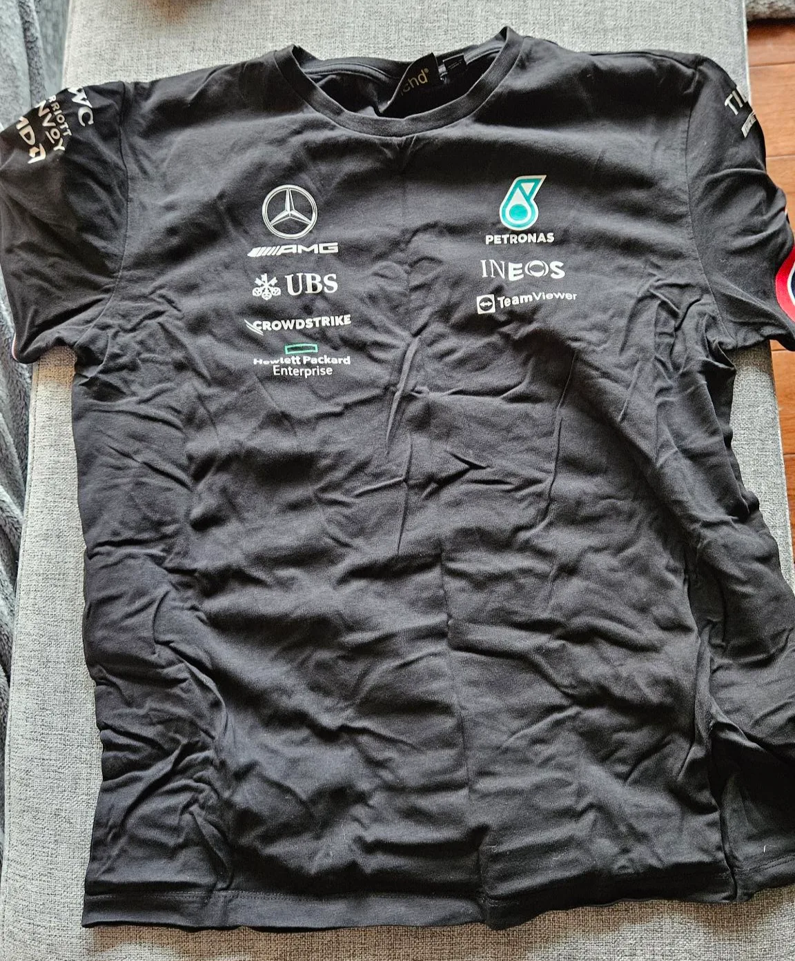 Mercedes AMG Petronas F1 Team Women's T-Shirt - Size L thumbnail