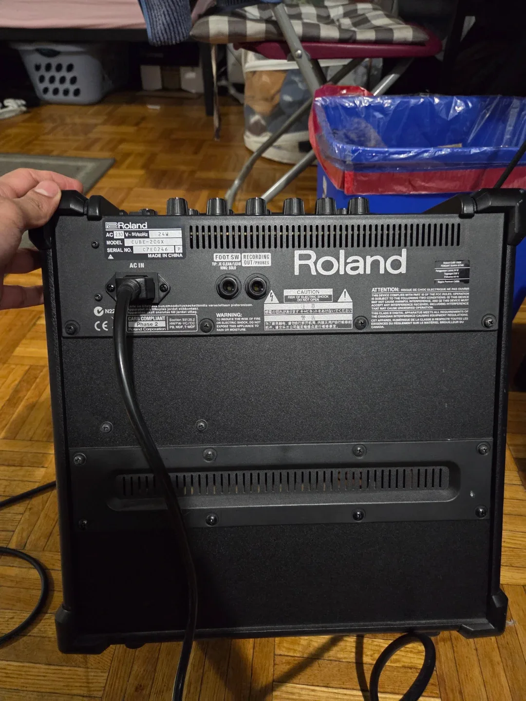 Roland Cube 20GX Guitar Amplifier image indicator(3)
