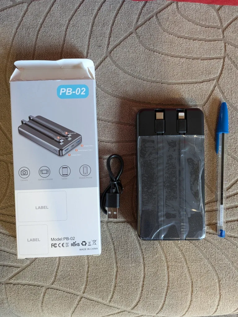 NEW! Power Bank - Built-in Cables image indicator(2)