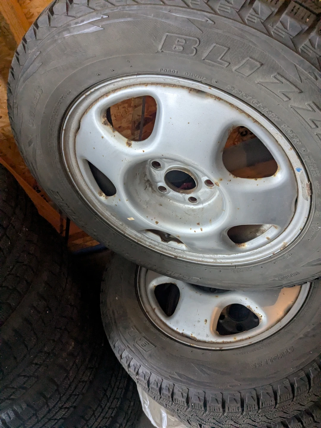 225 65 r17 Blizzak Winter Tires for sale 780 884 7800 - photo 3
