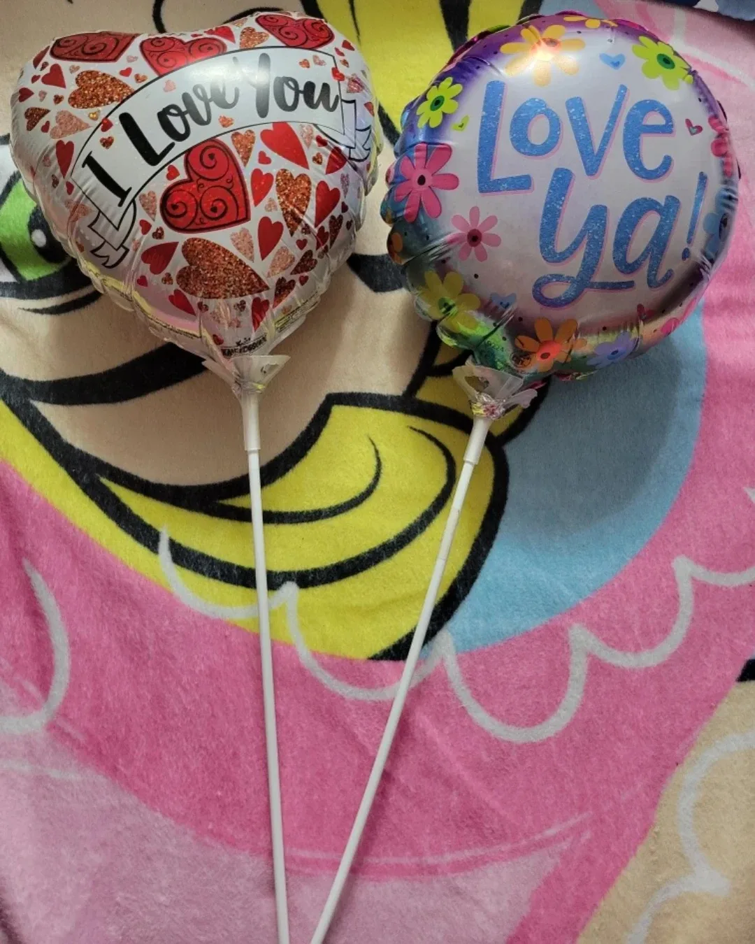 Heart & Round 'Love' Balloons