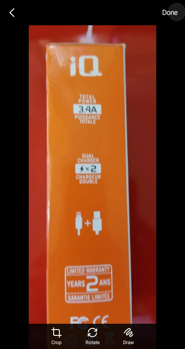 iQ Mobile Power Lightning Dual Rapid In-Car Charger 🥕 - photo 3