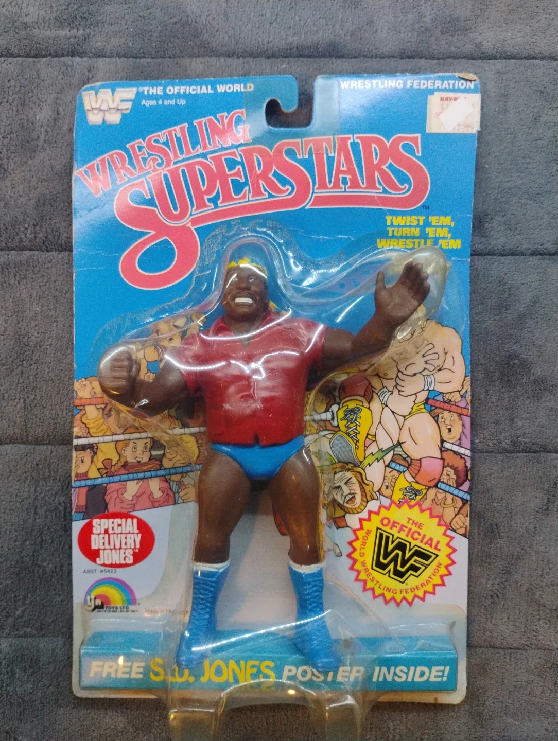 WWF Special Delivery Jones (1985) LJN 8" Inch Action Figure WWE thumbnail