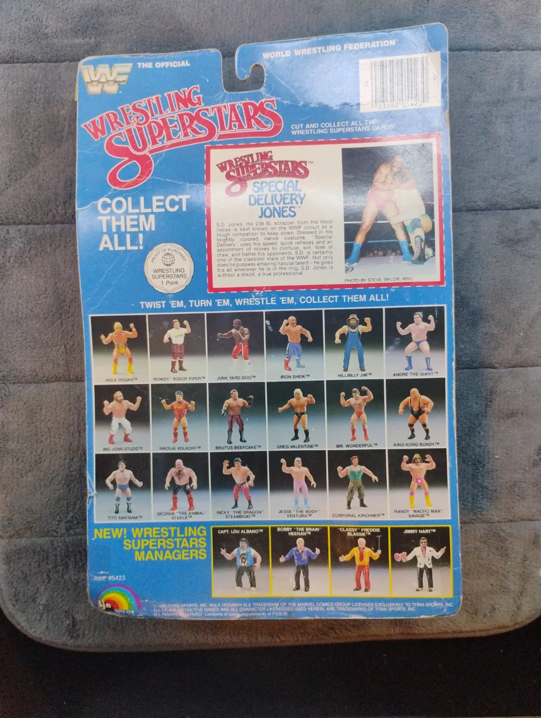 WWF Special Delivery Jones (1985) LJN 8" Inch Action Figure WWE image indicator(2)