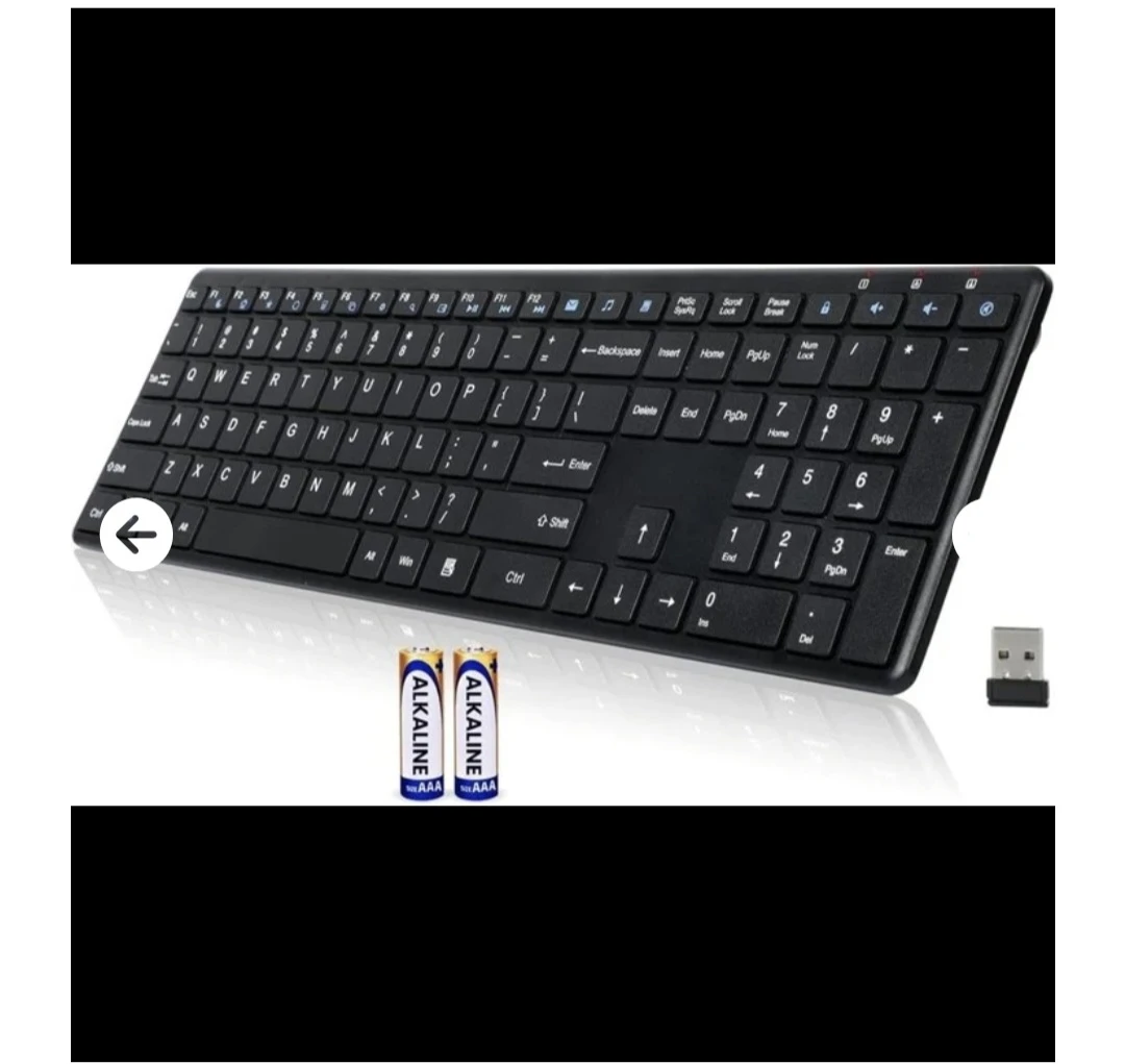 New Wireless 2.4G USB Ultra Slim Keyboard
