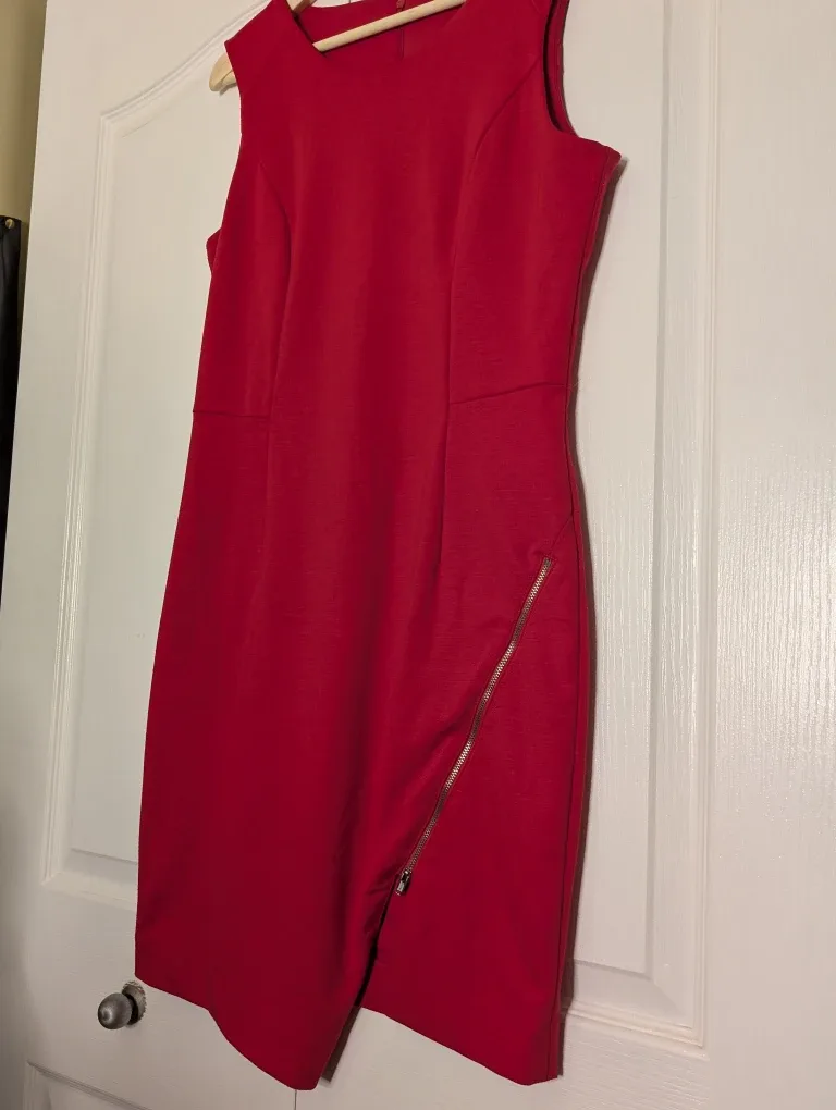 Banana Republic Red Dress - Size 8 image indicator(3)