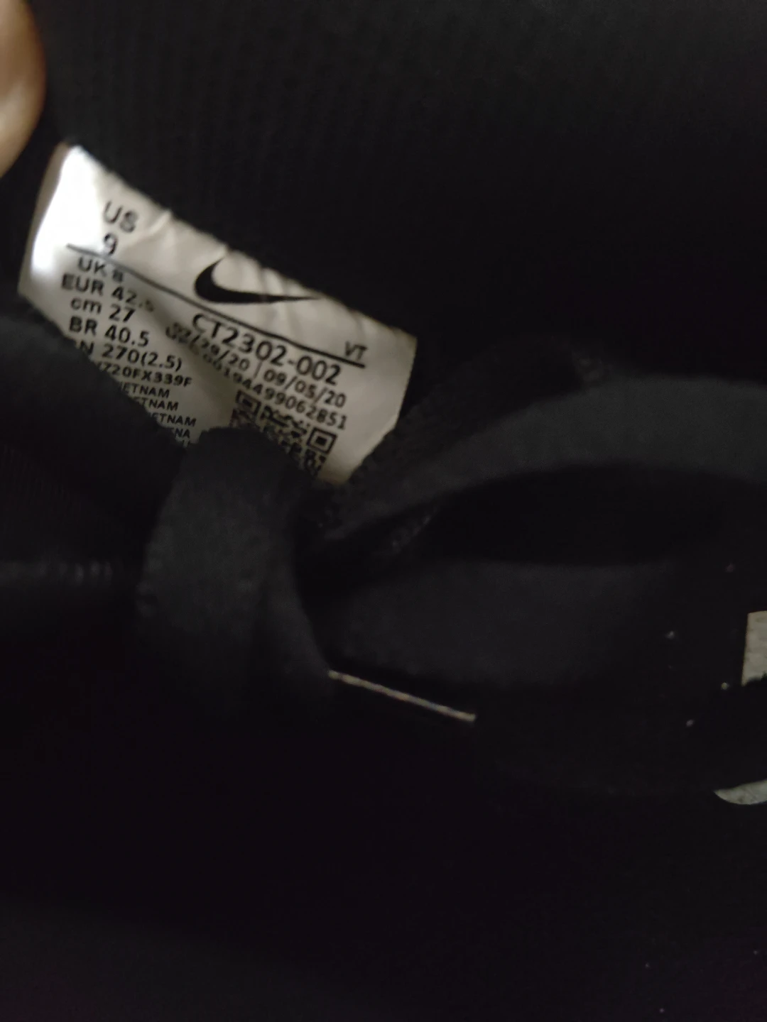 Nike Air Force 1 Black US 9 - photo 5