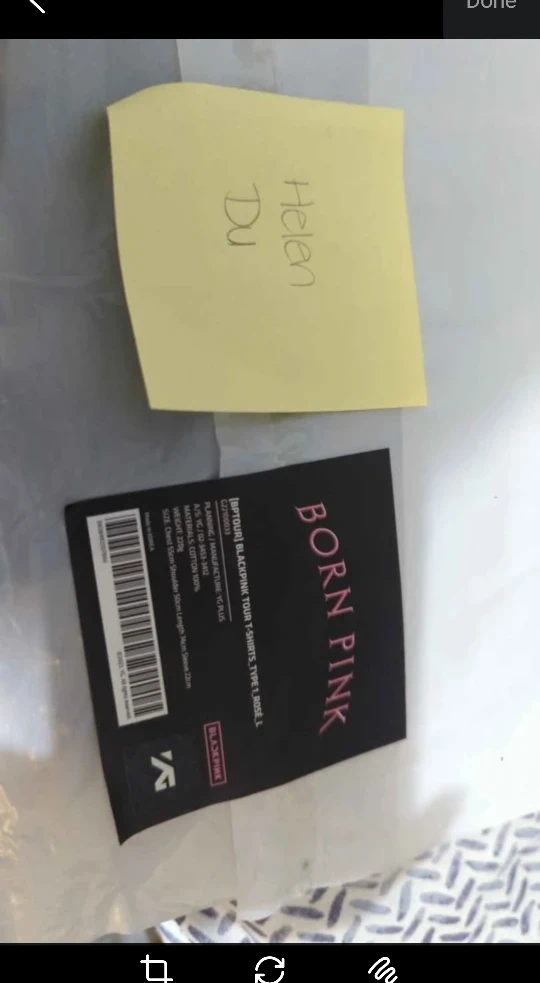 BLACKPINK Born Pink Tour T-Shirt - Size L - photo 3