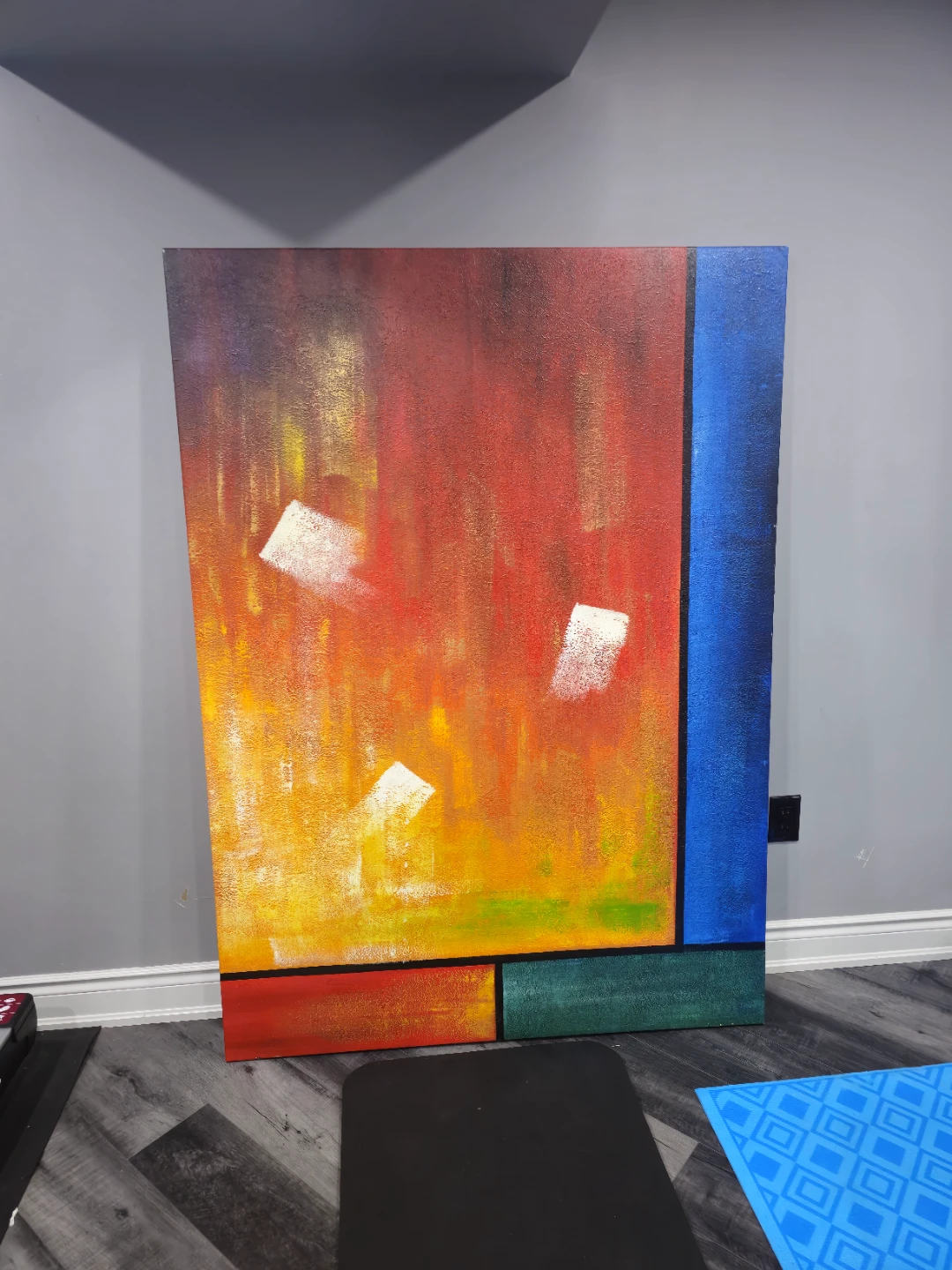 Abstract Colourful Painting