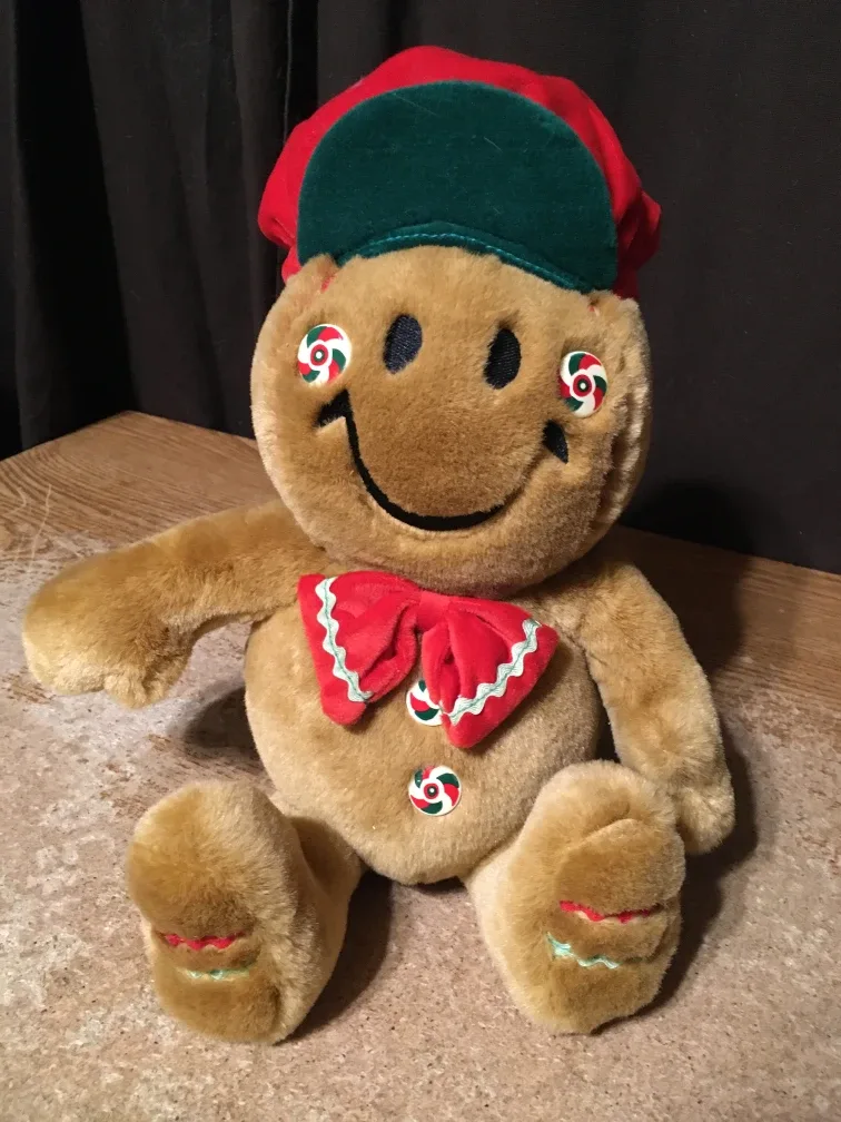 Lot of three tickle wiggle Christmas Plush reindeer nutcracker image indicator(4)