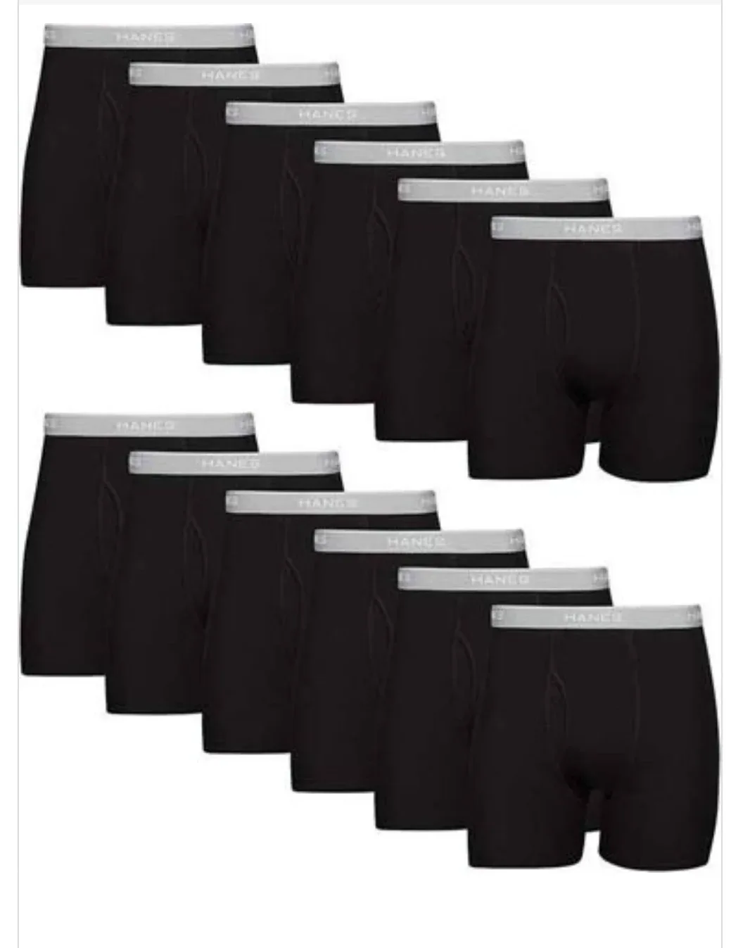 🧡11 PAIRS OF HANES BOXER SHORTS UNDERWEAR MENS SIZE XL NEW
