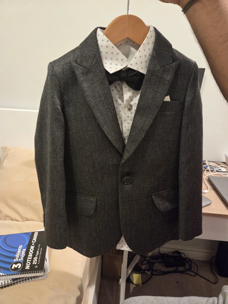 Boys' Suit Set - Blazer, Shirt, Bowtie