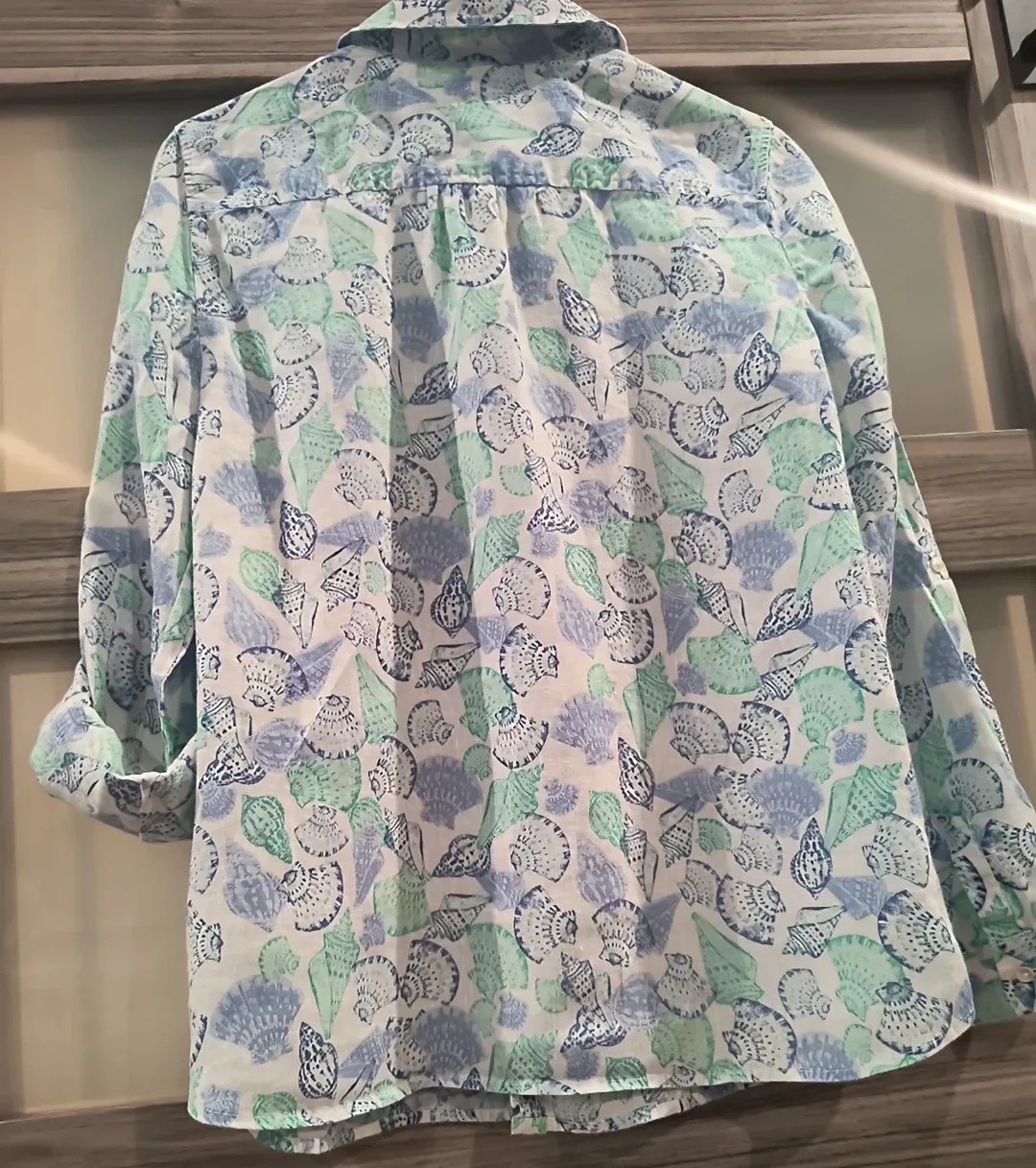 Charter Club Linen Button-Down Shirt - Size M image indicator(5)