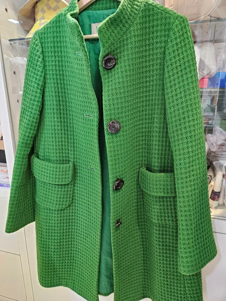 LYNN Green Wool Coat image indicator(3)