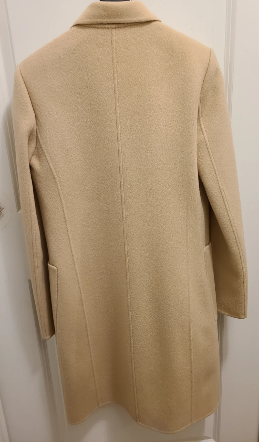 Beige Wool Blend Coat - photo 5