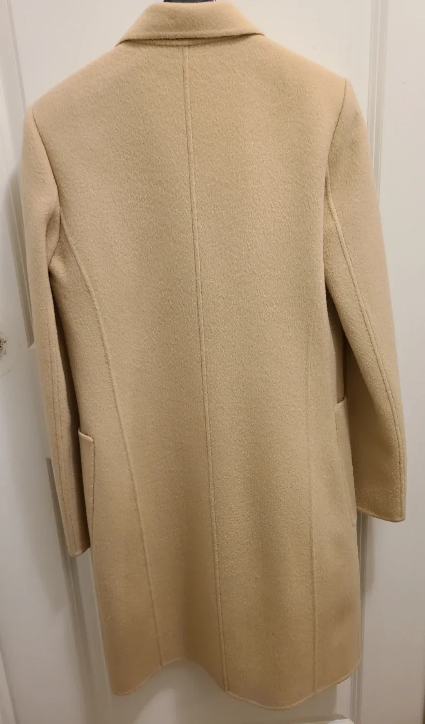 Beige Wool Blend Coat image indicator(5)