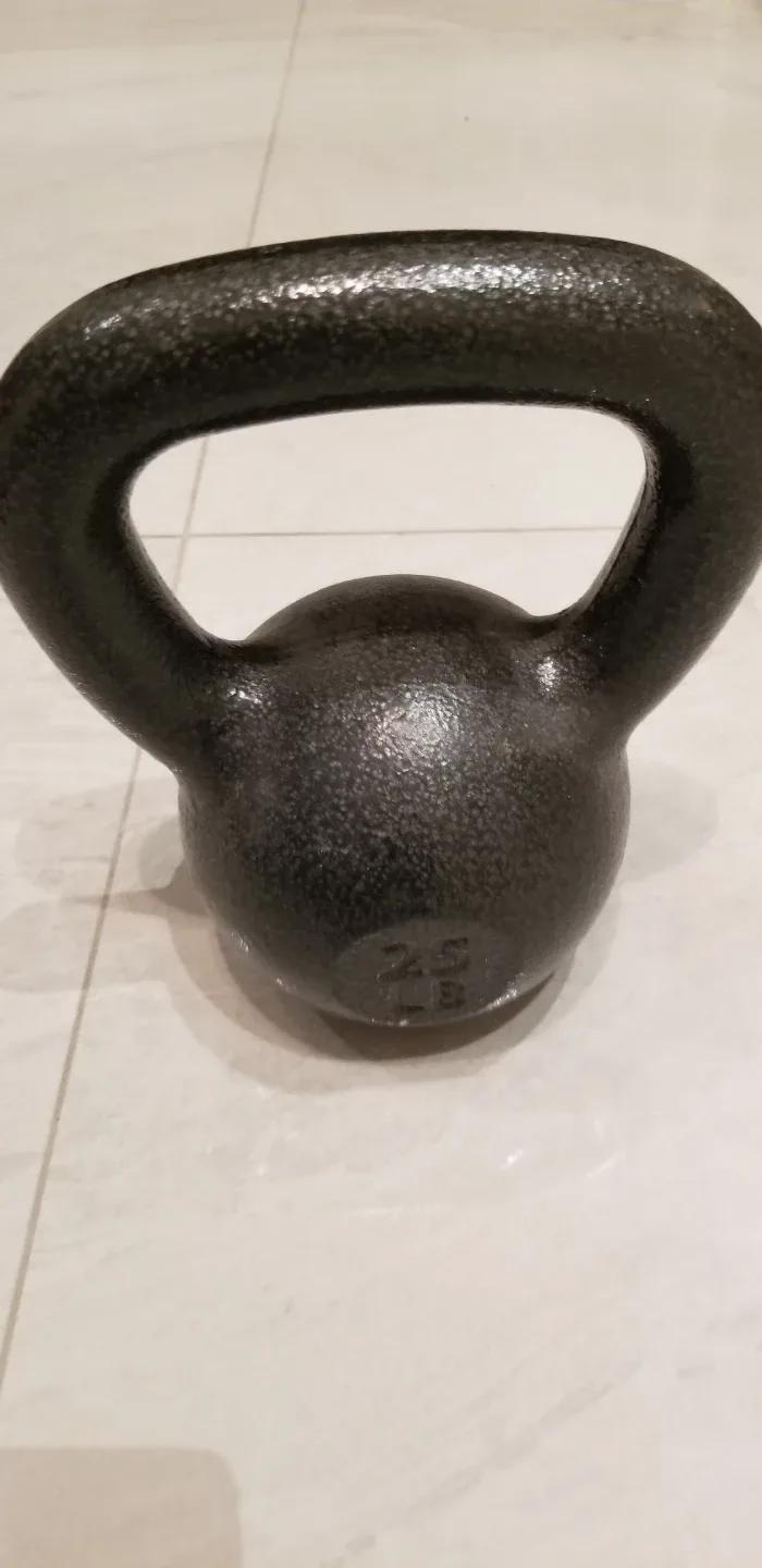 Cast iron Kettlebell 25 pounds L B image indicator(5)
