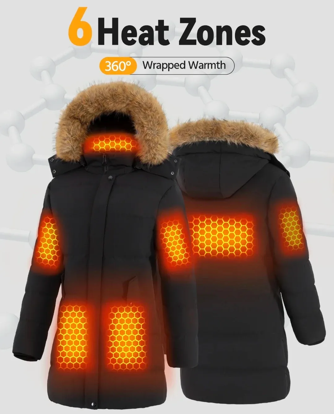 Genovega GRAPHENE Heat Innovation Heated Jacket Pink image indicator(3)