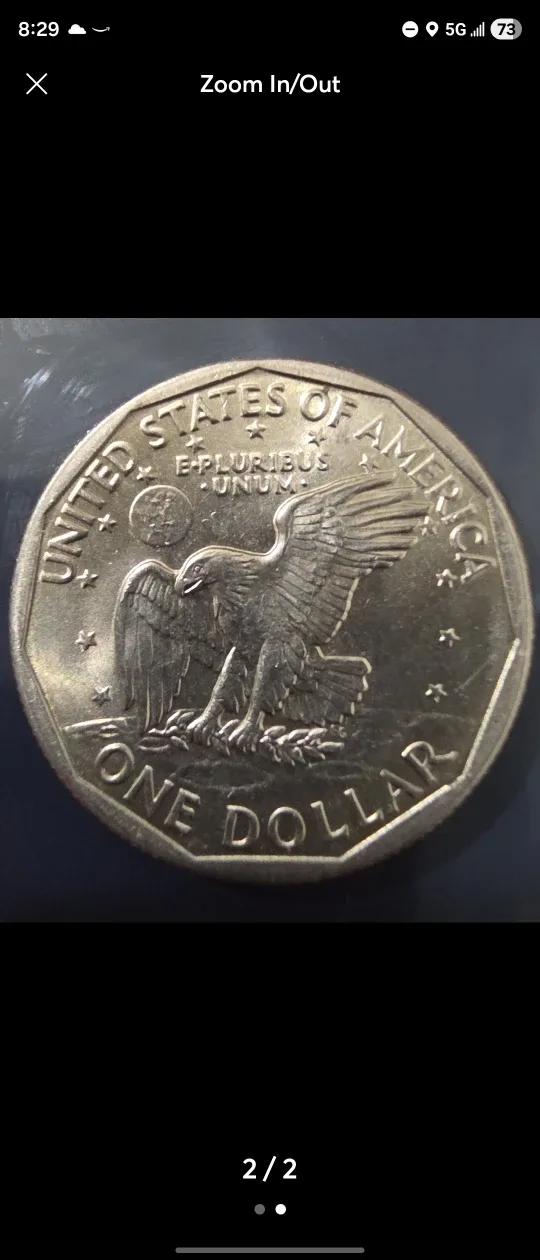 1979 Susan B. Anthony One Dollar Coin image indicator(2)