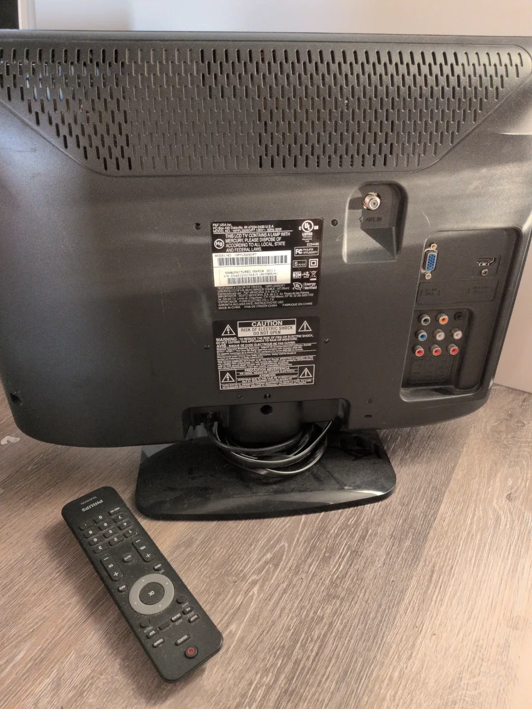 Philips 22'' LCD TV with Remote image indicator(2)