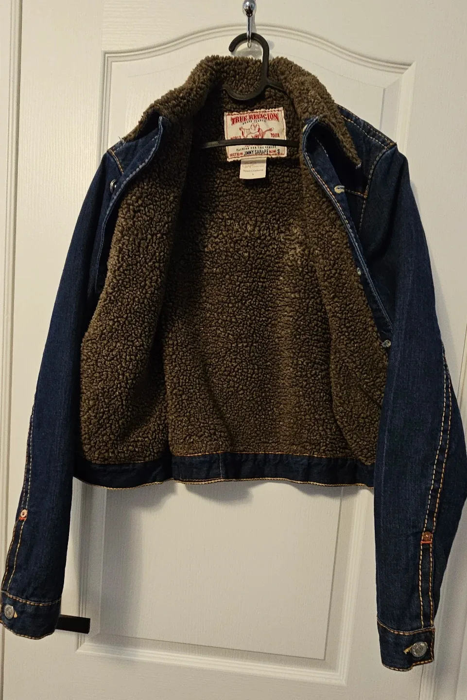 True Religion Denim Sherpa Jacket Jimmy Sarape image indicator(2)
