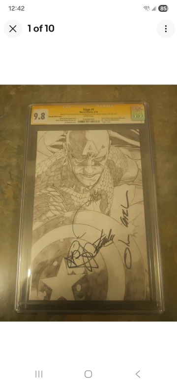 Siege #1 CGC Signature Series Comic Book