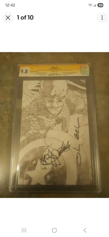 Siege #1 CGC Signature Series Comic Book