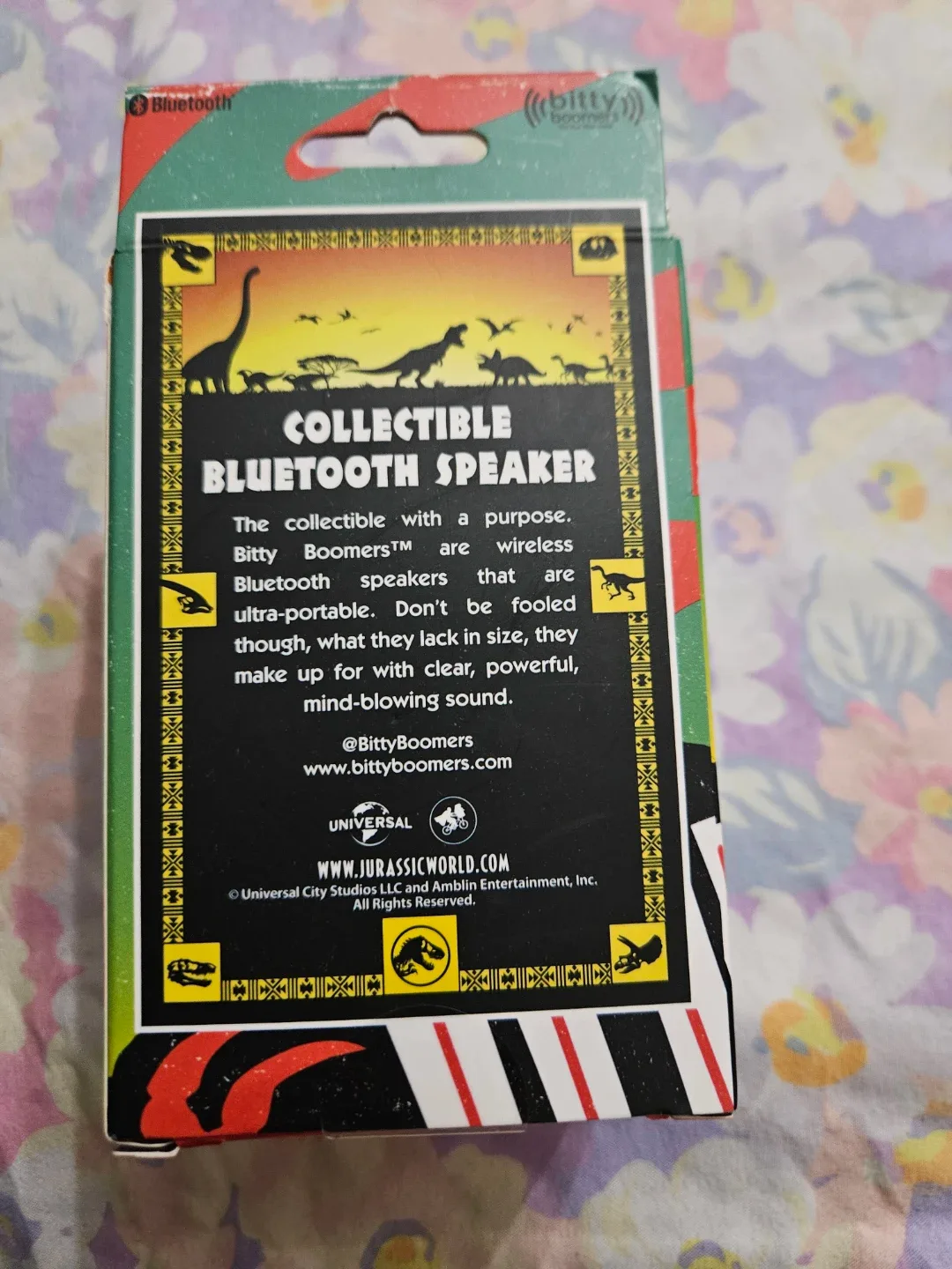 New Bitty Boomers Jurassic Park Bluetooth Speaker image indicator(2)