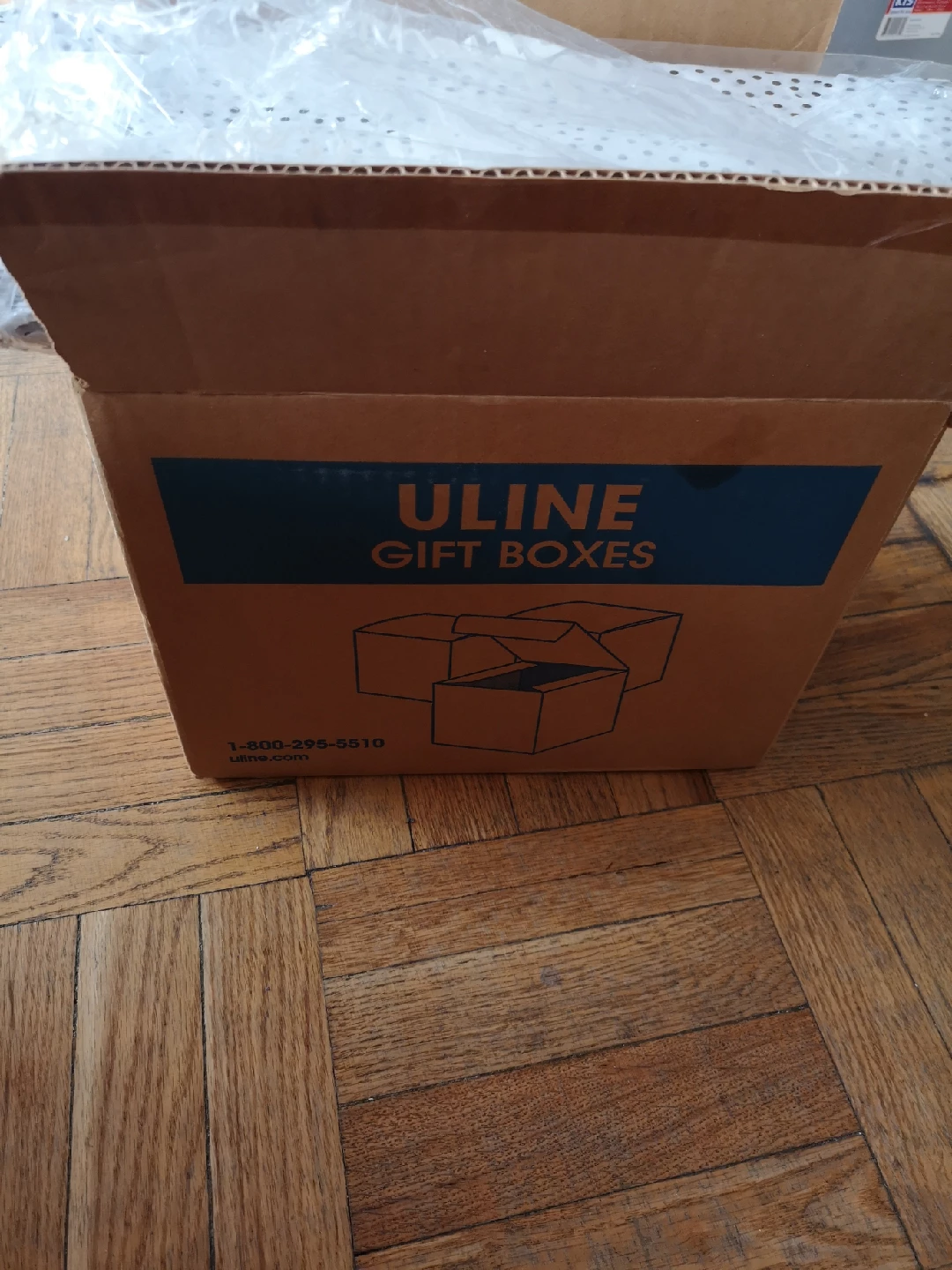 Uline Gift Boxes - Black Gloss 5x5x3.5"