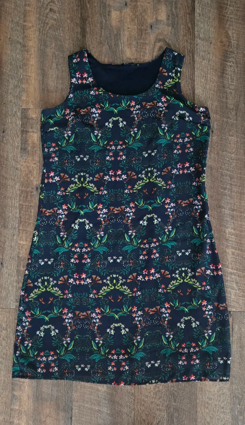 Floral Sleeveless Dress XL