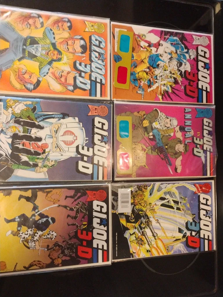GI Joe 3-D Comic Book Lot